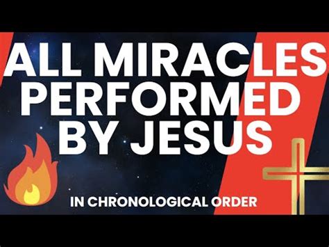 How Many Miracles Did Jesus Perform In The Bible Jesuschrist Miracle