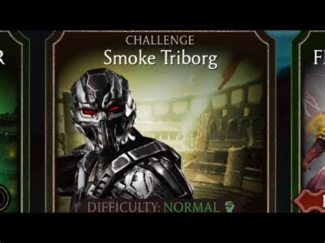 Mk Mobile Smoke Triborg Normal Challenge Completed Part 1 YouTube