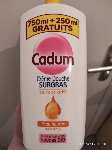 Cadum Crème douche et bain Surgras Amande douce et beurre de karité