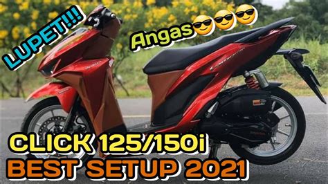 HONDA CLICK 125 150i Best SetUp 2021 YouTube