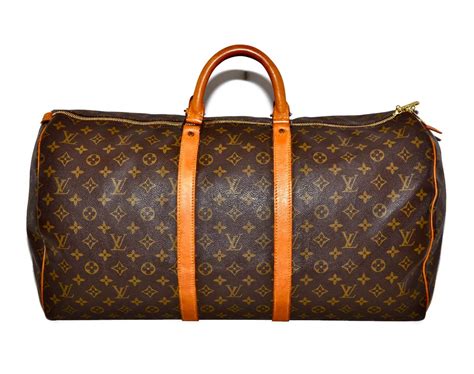 Louis Vuitton Keepall 55 Duffel Bag Large Size Lv Monogram