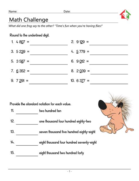 Grade 5 Worksheets