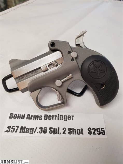 Armslist For Sale New Bond Arms Derringer 38 Spl357 Mag 2 Shot Pistol