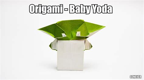 Origami Baby Yoda Youtube