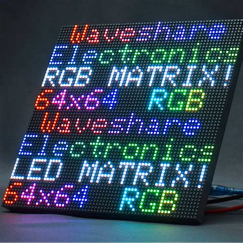 RGB Full Color LED Matrix Panel 3mm Pitch 6464 Pixels Adjustable