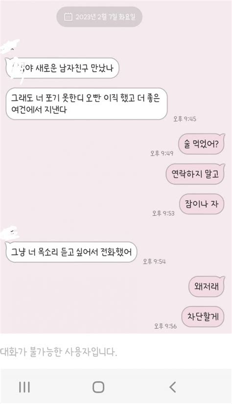 기타 남친 생기고 프사 바꿨더니 썸붕남한테 이렇게 연락왔거든 인스티즈instiz 이성 사랑방 카테고리