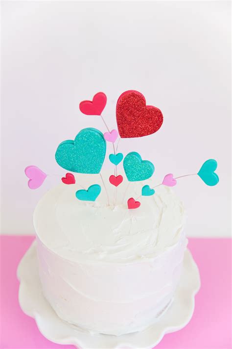 Crazy Hearts Cake Topper Tell Love And Party