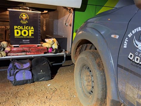 Jovem é presa maconha e haxixe marroquino em ônibus Dourados News