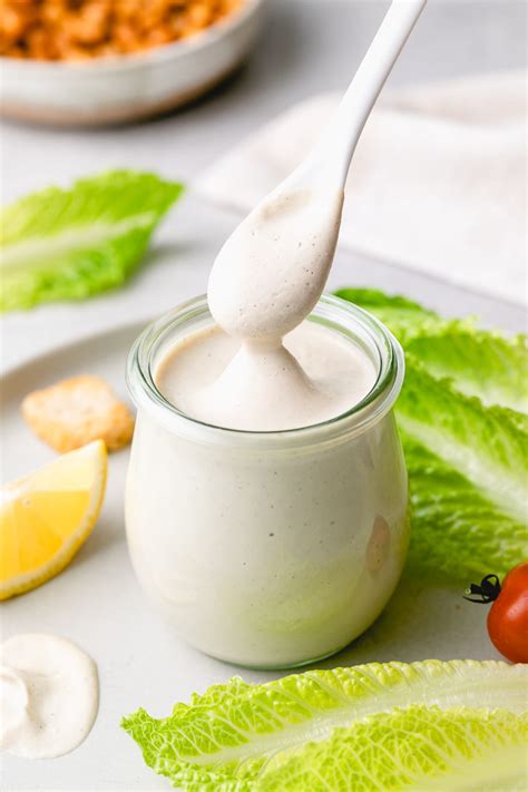 Vegan Caesar Dressing Rich Creamy The Simple Veganista