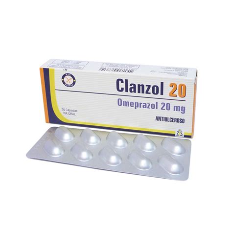 Clanzol 20 Mg Caja X 30 Caps Farmatotal