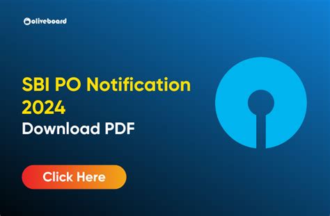 Sbi Po Notification Exam Date Eligibility Criteria