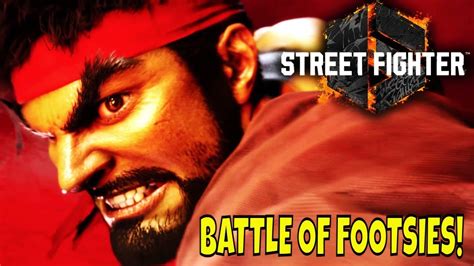 Sf The Battle Of Footsies Ken Vs Ryu Gameplay Youtube