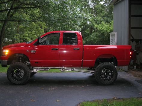 Show Me Red Trucks With Black Rims Dodge Cummins Diesel Forum Red