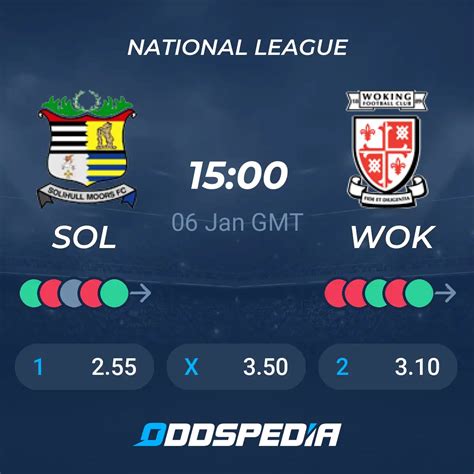 Solihull Moors Vs Woking Predictions Odds Live Score And Stats