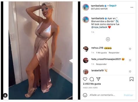 Con escote y tajo infinito Tamara Bella se envolvió en un vestido de