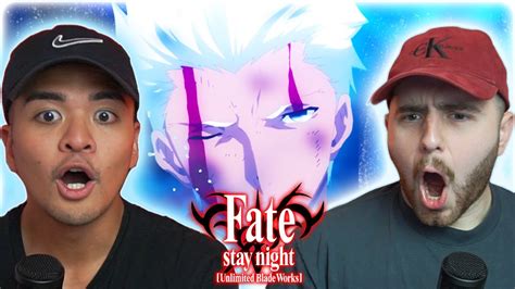 Archer Vs Lancer Fate Stay Night Unlimited Blade Works Episode 17 And 18 Reaction Review