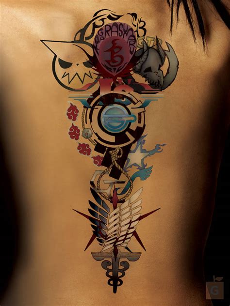 Anime Tattoo by GS _ ALPHA COMM by Proto-jekt on DeviantArt