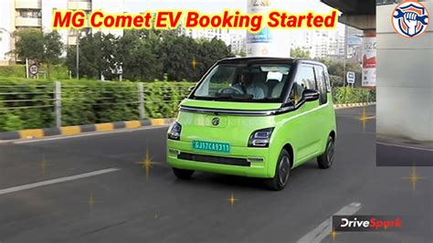 Mg Comet Ev Booking Booking Of Mg Comet Ev Starts From Today Know How