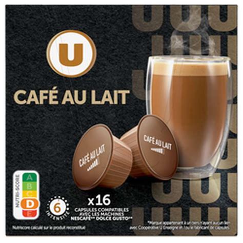 Caf Capsules Caf Au Lait Compatible Dolce Gusto U X La Belle