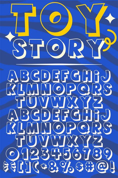 To Infinity And Typography Explore The Toy Story Font In 2024 Fonts