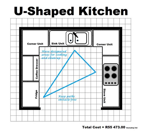 Printable Kitchen Layout Grid