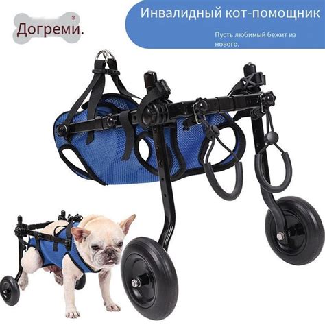 Регулируемая инвалидная коляска для собак/выгульщик для маленьких собак ...