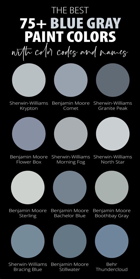 The 75 Best Blue Gray Paint Colors For Home In 2023 For Interior