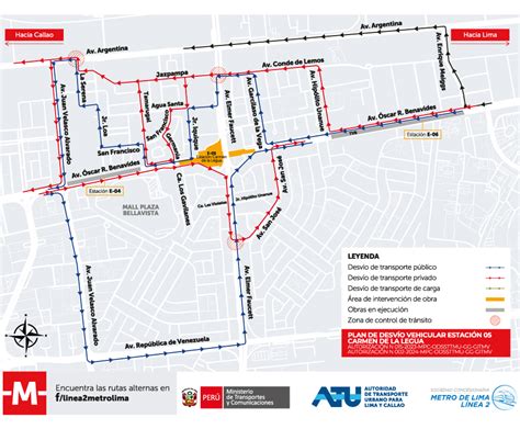 Línea 2 anuncia plan de desvío vehicular en el Callao desde el 28 de