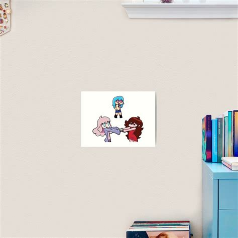 Cloud Vs Girlfriend Fnf Sky Fnf Art Print By Spamton Funny Redbubble