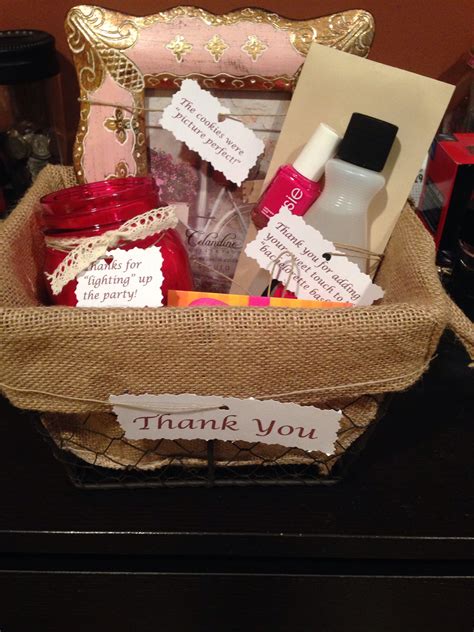 Diy Thank You T Basket Picture Perfect T Ideas
