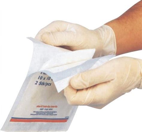 Disposable Medical Sterile Gauze Swabs With Paper To Paper Or Paper To