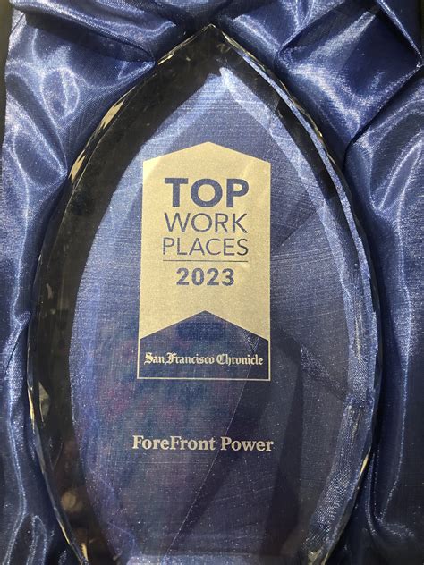 San Francisco Chronicle Names Forefront Power A Top Workplaces 2023