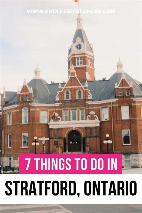 Things To Do In Stratford Ontario Artofit