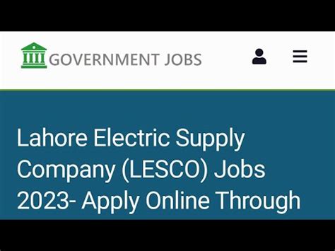 Lahore Electric Supply Company Lesco Jobs Ots Test Conduction