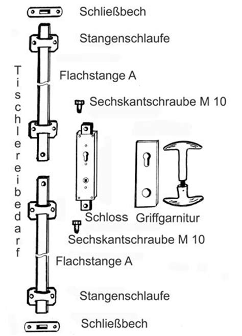 Tortreibriegel Gtb V Garagentorverschluss Pz Torriegel Bis H He Cm