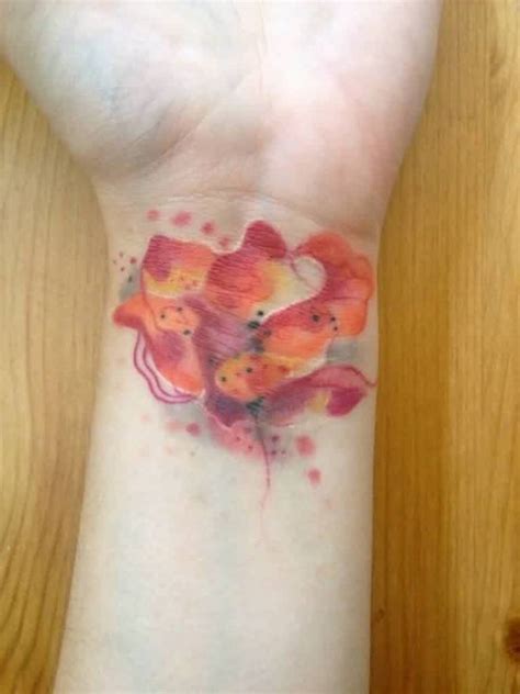 Watercolor Wrist Tattoo Designs Ideas And Meaning Tattoos For You