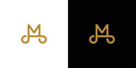 Luxury And Modern Letter M Initials Logo Design Vector Art