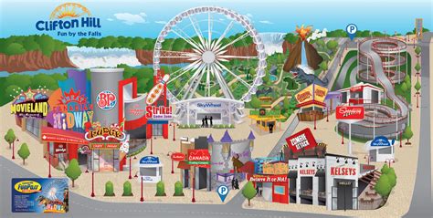 Clifton Hill Map Gallery Clifton Hill Niagara Falls