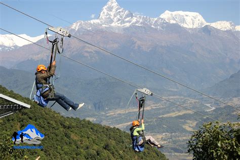 Zip Fly Eastern Light Trek Trekking Company Agency In Pokhara Nepal