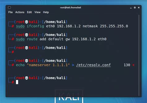 How To Set A Static Ip In Kali Linux Using The Gui And Ifconfig