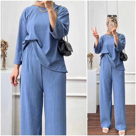 Jual Navila Set Knit Jumbo Oversize Setelan Knit Hornet Terlaris