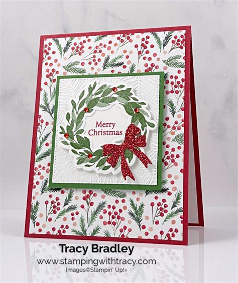 Stampin Up Cottage Wreaths Bundle Stamping With Tracy