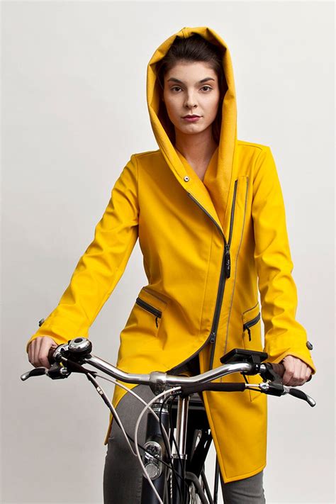 Yellow Raincoat Womens Oversized Rain Coat Reflective Etsy España