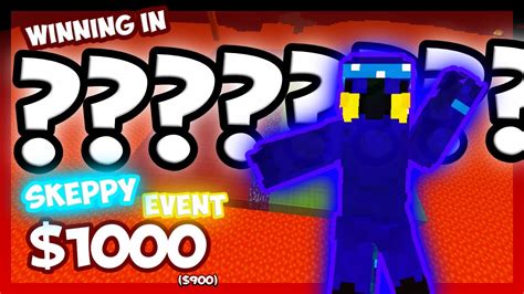 I Won In Skeppy S Event Youtube