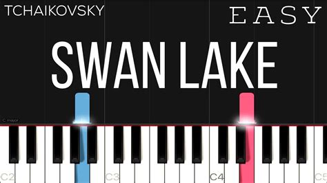 Tchaikovsky Swan Lake Theme Easy Piano Tutorial Youtube