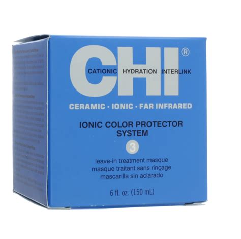 Chi Ionic Color Protector System Step 3 Leave In Masque Shop Shampoo