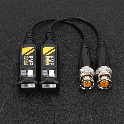 2 Pair Male Twisted Pair Transmitter Cable 8mp Hd Cvi Ahd Tvi Cvbs Bnc Hot Uygun Fiyatlı