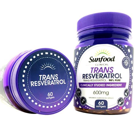 Trans Resveratrol Mg C Psulas Sunfood Potes Natunutra