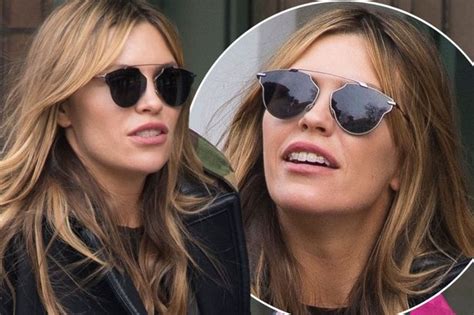 Toned Abbey Clancy Shows Off Taut Stomach In Tiny Bikini Just Four Months After Giving Birth