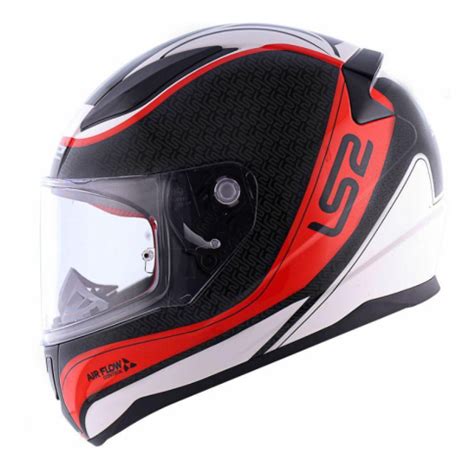 Casco Para Moto LS2 FF353 RAPID DEEPER WHITE BLACK RED